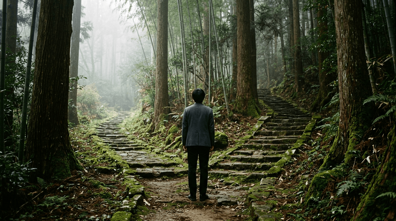 立ち止まるイメージ